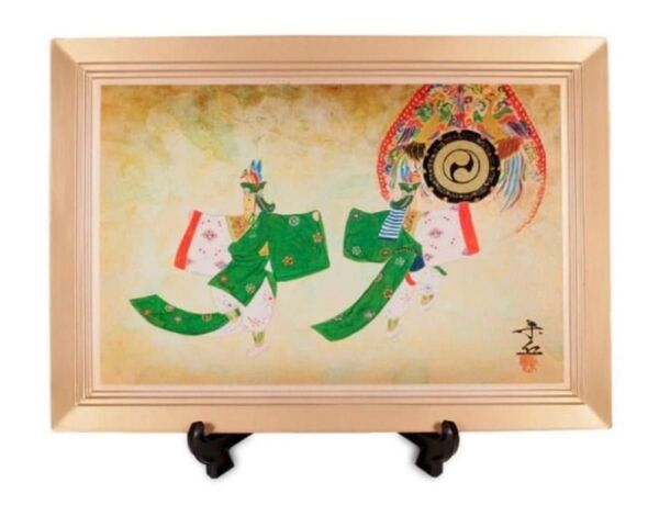 新品◆ 神宮会館 ◇ 楽舞陶額 ◇ 皇仁庭 ◆ 伊勢 神宮
