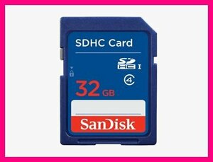 Совершенно новая карта SanDisk SDHC 32 ГБ класса 4 SDSDB-032G-B35