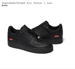 Supreme/Nike Air Force1 エアフォース1 ブラック