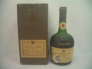 未開栓◆COURVOISIER NAPOLEON/クルボアジェ ナポレオン　ブランデー　古酒　　①　　