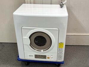 ⑤ パナソニック 6kg 衣類乾燥機 NH-D603 毛布乾燥/ヒーター乾燥/シワ取り機能/タイマー 動作確認済み ☆2020年製 3F