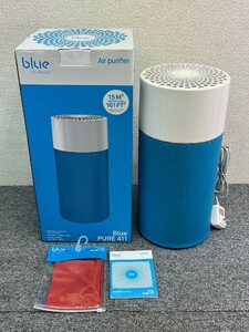 ⑤ 美品 Blueair ブルーエア 空気清浄機 Blue Pure 411 適用床面積13畳 新品プレフィルター付属 動作確認済み ☆2019年製[G02]