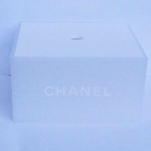 未使用 シャネル CHANEL コットン コットンケース 白 ホワイト 長期保管品 訳アリ