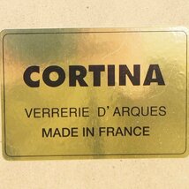 CORTINA VERRRIE D ARQUES ペアワイングラス オープナー ナフキン緑 赤各1枚 セット フランス製 長期間保管品 箱等に汚れあり_画像6