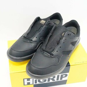 未使用 MIDORI 超耐滑作業靴 ハイグリップ 26.5㎝ ブラック H-710N スニカー