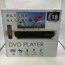 美品 DVDプレーヤー GREEN HOUSE グリーンハウス GH-DVP1F-BK 通電確認済み _画像2