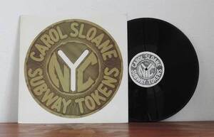 US盤 Carol Sloane / Subway Tokens LP CS111775 ボーカル ジャズ サバービア オルガンバー