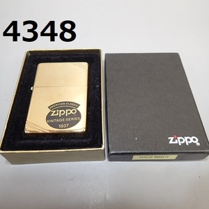 AC-4348◆ZIPPO ジッポ―1937 ヴィンテージシリーズ ダイアゴナルライン　デッドストック　未使用保管 20240517