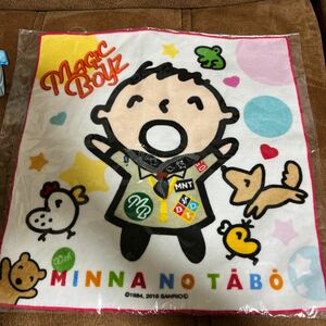 新品　マジックボーイズ　みんなのターボー　33 × 33 綿100 ハンドタオル サンリオ フェイスタオル 昭和レトロ　懐かしい