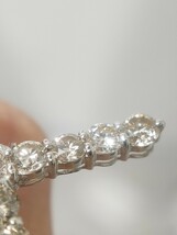 pt900 1.00ct ダイヤモンド ネックレス トップ クロス 十字架 天然ダイヤモンド 【検索】pt850 K18_画像9