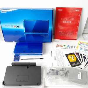 Nintendo　ニンテンドー3DS コバルトブルー　画面極美品　任天堂ゲーム機