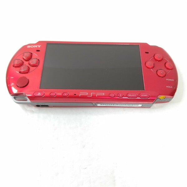ソニー　PSP3000 ラディアントレッド　美品　プレイステーションポータブル