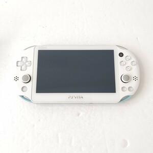 PlayStation Vita （PCH-2000シリーズ） Wi-Fiモデル ライトブルー/ホワイト PCH-2000ZA14