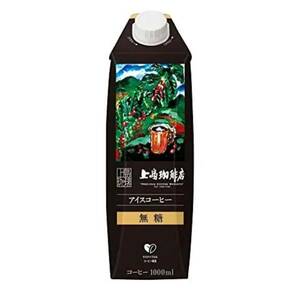 新品　UCC 上島珈琲店 アイスコーヒー 無糖 1000ml×24本