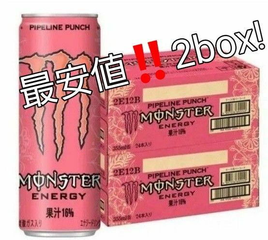 Asahi モンスターエナジー パイプラインパンチ 355ml 缶 × 48本