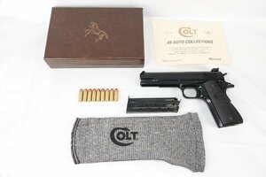 六研/東京 ELAN エラン COLT コルト M1911A1 スーパーマッチ 38スーパー ダミーカートモデルガン カートリッジ・ギャラ・箱付 現状品☆チナ