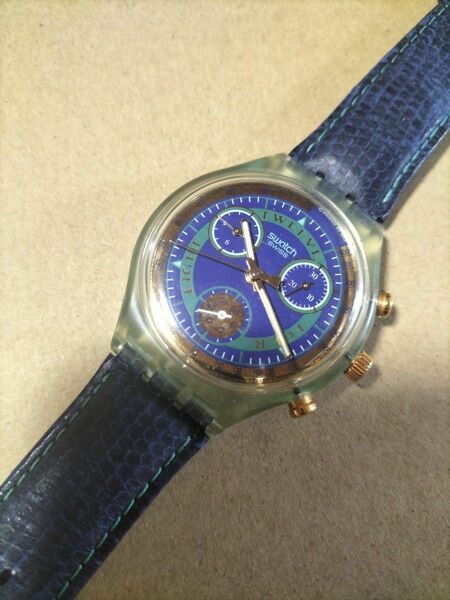 USED スウォッチ ヒッチハイカーオリジナルズ CHRONO37MM SCG104