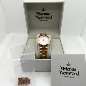 ヴィヴィアンウエストウッド　腕時計　モンタギュー　説明書　コマ　箱付　Vivienne Westwood クォーツ 稼働品 金属ベルト