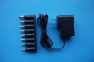 AC adaptor DC6V*DC plug 8 kind conversion adaptor. 2 goods 