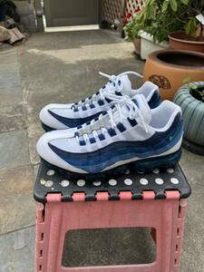 AIR VAPORMAX 95 "FRENCH BLUE" AJ7292-100 （ホワイト/ニューグリーン/フレンチブルー/レイクブルー）