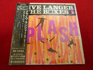 CLIVE LANGER&THE BOXES/SPLASH* Clive * Ran ja-& The *bo расческа z/ Splash * записано в Японии / бумага jacket / бонус грузовик 5 искривление / shrink есть 