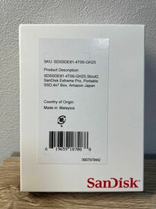 ★新品★ サンディスク エクストリーム プロ 4TB sandisk SSD