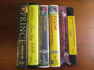 Prince プリンス VHSテープ6巻セット 送料込み