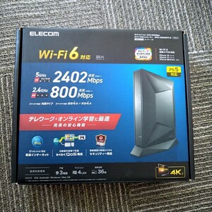 中古 ELECOM エレコム WRC-x3200GST3-b Wi-Fiルーター Wi-Fi6対応 ブラック