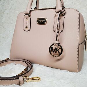 【未使用】マイケルコース 2way サフィアーノ ハンドバッグ ピンク レザー ショルダーバッグ MICHAEL KORS