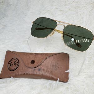 レイバン　サングラス　トップガン　USA製　B&L　ティアドロップ　観賞用 Ray-Ban ゴールド ヴィンテージ