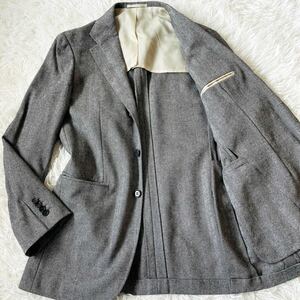 極美品/Lサイズ●RING JACKET BLACKLABELリングヂャケット リングジャケット アンコン テーラードジャケット カシミヤ混 トロトロ 春/秋