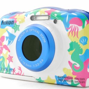 ★お子様にも安心カメラ！Wi-Fi搭載☆ニコン COOLPIX W100★