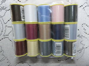  sewing-cotton together ( car pe* light ground for )15 piece 5-83