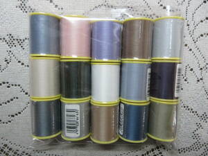  sewing-cotton together ( car pe* light ground for )15 piece 5-151