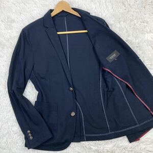 美品/●BURBERRY BLACK LABEL バーバリーブラックレーベル テーラードジャケット アウター アンコン 銀ボタン サマーコットン L相当 メンズ