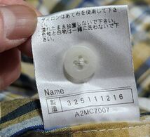 MIZUNO ミズノ アウトドアウェア 半袖チェックシャツ メンズ M_画像6