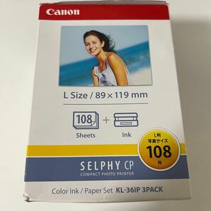 新品 Canon SELPHY CP カラーインク L判シート108枚