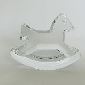 Baccarat バカラ クリスタル 木馬 ガラス インテリア クリア 馬 高さ約6.5cm 横幅約8cmの画像2