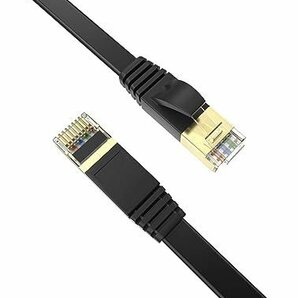 新品未使用 Postta LANケーブル 20M CAT7 ギガビット10Gbps 600MHz カテゴリー７ イーサネットケーブル ブラック 黒の画像5