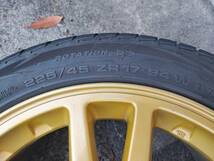 スバル 純正ホイール ブレンボ対応 タイヤ・ホイール 17インチ 7.5J+53 PCD100 5H ATR SPORT 225/45R17 インプレッサ WRX STI GDB_画像3