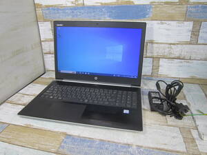 HP ProBook 450 G5/intel core i5-7200U 2.50GHz/メモリ8GB/15.6インチ/win10　AC付き　難あり