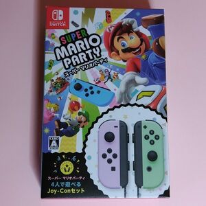 【Switch】スーパー マリオパーティ 4人で遊べる Joy-Conセット（パステルパープル/パステルグリーン）