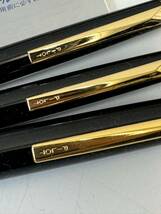 レターパックプラス520 未使用 パイロット 万年筆 ボールペン 筆記用具 PILOT ゴールド ブラック セット ペン先 F_画像4