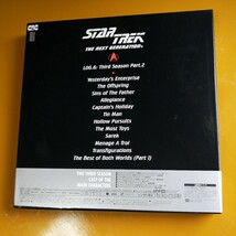 新スタートレック LOG.6 レーザーディスク STAR TREK THE NEXT GENERATION LOG.6:THIRD SEASON PART.2 LD 送料込_画像2