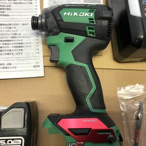 HIKOKIインパクトドライバー WH18DCアグレッシブグリーン 急速充電器 UC18YDL2 HIKOKI18Vリチウムイオン電池の画像2