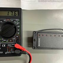 SHADOWピックアップ EQ-5ハムバッカー 動作未確認ジャンク_画像9