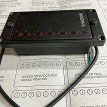 SHADOWピックアップ EQ-5ハムバッカー 動作未確認ジャンク_画像5