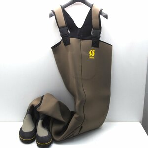 【未使用】新品 SHENIX FISHING WADER LLサイズ 靴27.0~27.5cm 身長160~170cm程度の方向け ネオプレン 5mm厚 ☆ 釣り用 ウェーダー