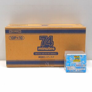 ** free shipping **[ unused / unopened ] new goods Sunny Tec s recording for Mini disk 10 sheets set *10 box 100 pieces set 74 minute * MD SUNNYTECHS 74Minutes
