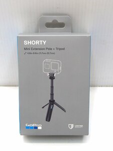 送料全国一律520円【未使用】新品 GoPro 純正品 Shorty ミニ延長ポール+三脚カメラマウント AFTTM-001 HERO/MAXなど対応 GoProマウント